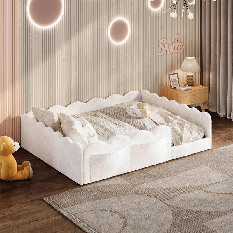 Lit tapissier pour enfant Cocoon, Blanc