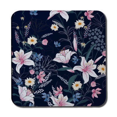 Square 6 Piece Coaster Set
