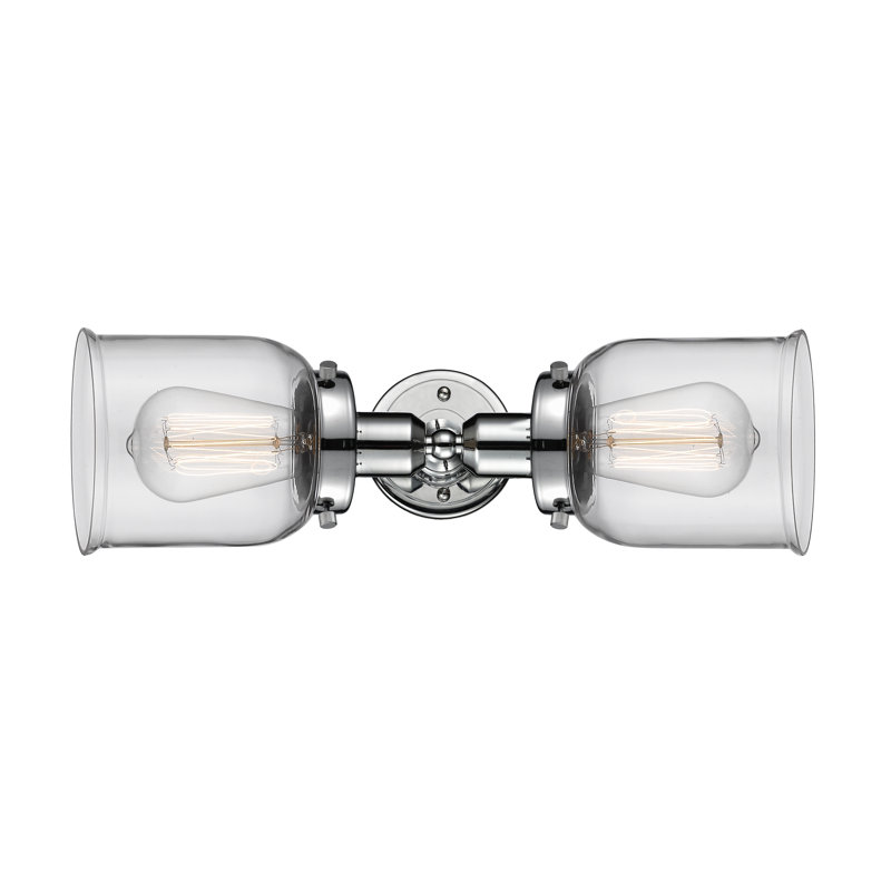 Rothermel Armed Sconce, Clear, Polished Chrome, LED