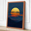 Sun Meets Water Minimalist - Wrapped Canvas-1501752072-1501752113