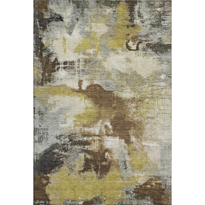 Premium Machine Washable Bucz AMF1738 Modern Rug