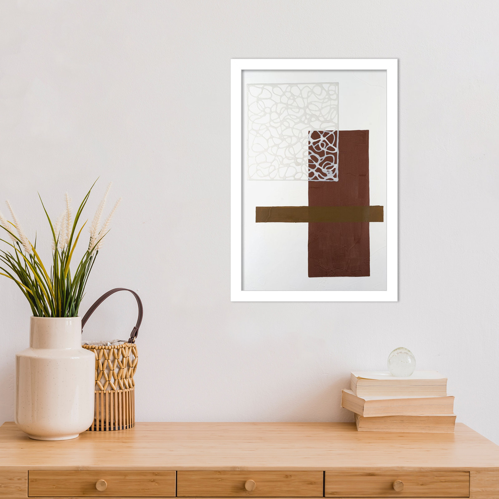 Nooks and Crannies No. 4 Print, 17" H x 12" W, White