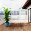 Pot en céramique brillant et minimaliste brillant pour la maison et le jardin