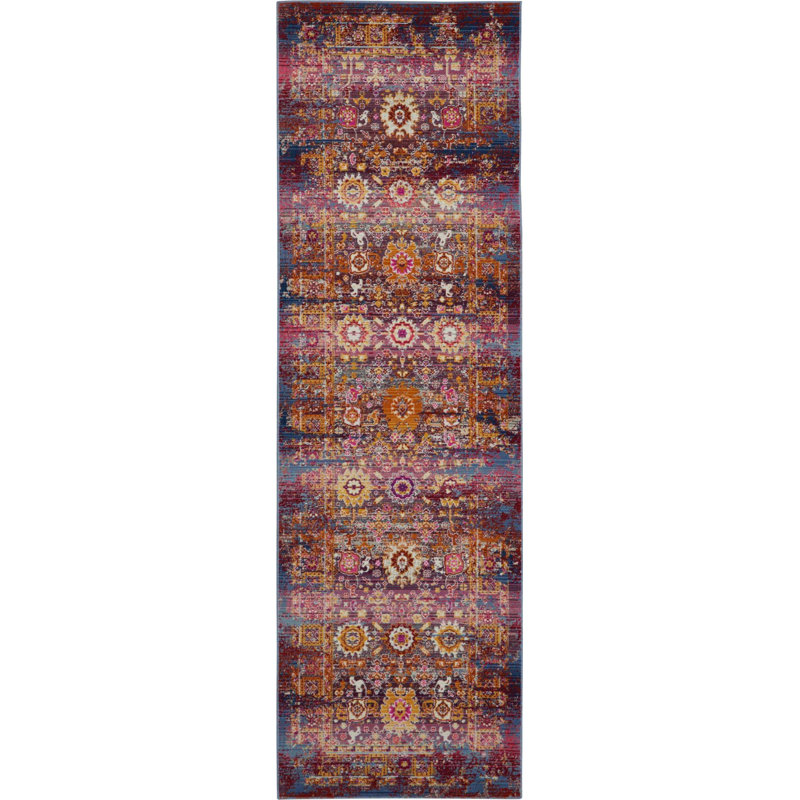 Oriental Indoor Rug, Runner 2' x 6'