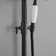 2-Spray Round Wall Bar Shower Kit With Hand Shower Dual Cross Handles Mixer Shower System Taps In Matte Black
