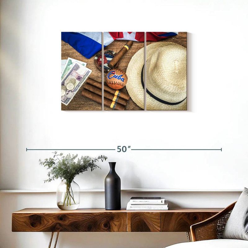 Senne Cuban Vacation, 20" H x 33" W