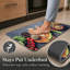 Decorative Kitchen Mat and Runner Rug Set with Fresh Herbs and Spices Design, 20 x 32 and 20 x 48 Inches