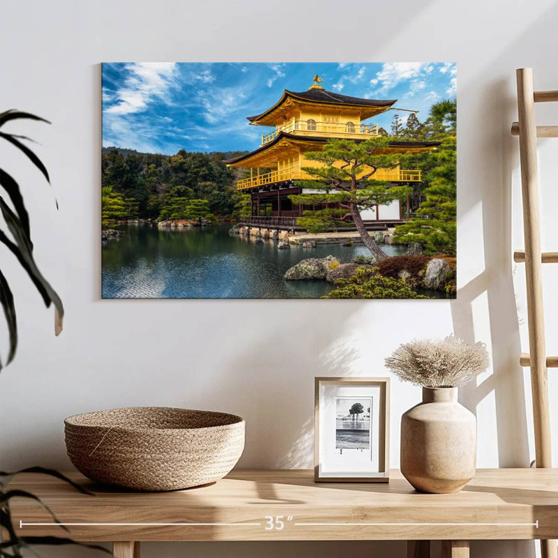 Pavillon doré Kavia à Kyoto, H 16 po x l 24 po