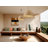 1-Light Retro Lantern Pendant Lamp With Natural Rattan Shade 22.5 inch Wide