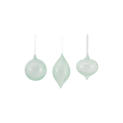 9cm Glass Bauble