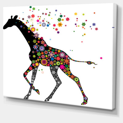 «Cheerful Giraffe Running», impression
