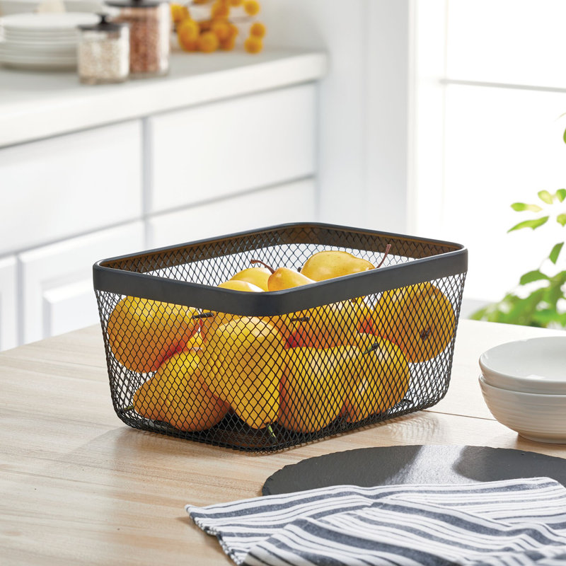 Panier Meshi 12 x 9 x 6, Noir mat