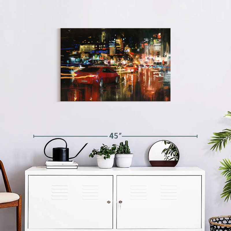 Mehar LA Night Rush, 20" H x 30" W
