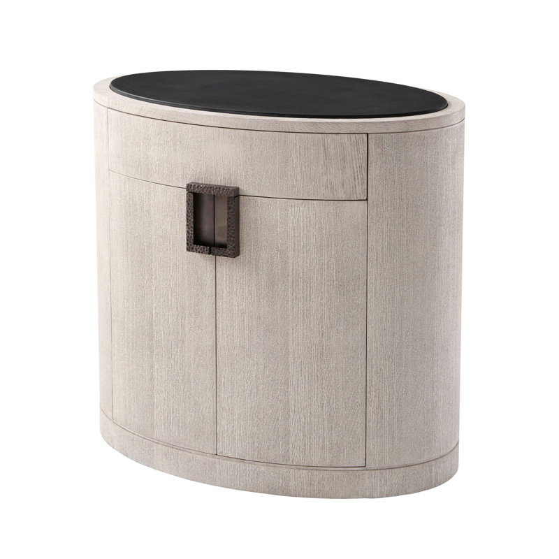 Isola 1 - Drawer Solid Wood Nightstand, Gowan