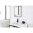 C Metal Rectangle Mirror with Shelves