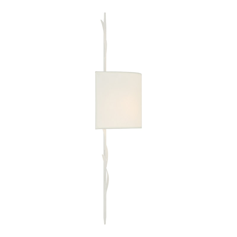 Taliaferro 2 Light Sconce, White