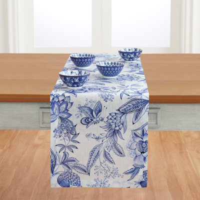Chintz - 100% Linen Printed Table Runner
