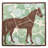 Cotton Blend Animal Print Square Napkin
