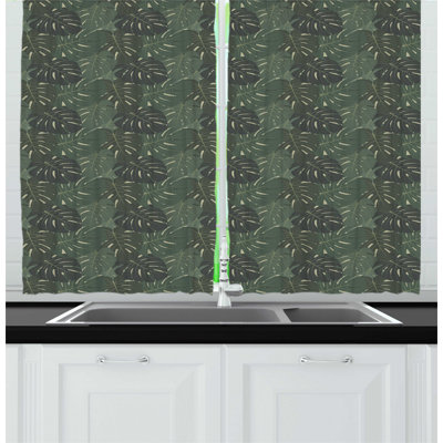 Floral Kitchen Curtain
