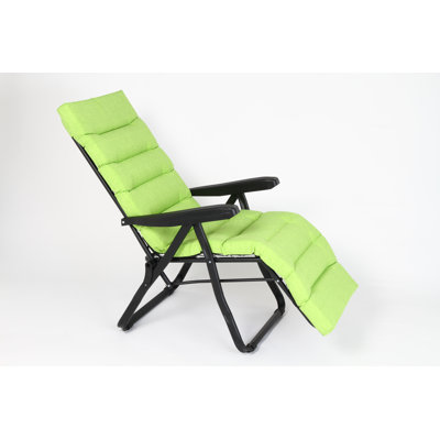 Bucky 153 cm Long Sun Lounger with Cushions Patio Chaise Lounge