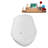 55" Streamline Soaking Freestanding Tub and Tray With Internal Drain-101681184