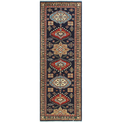 Jacque One-of-a-Kind 2'7" X 7'7" Runner Wool Area Rug in
