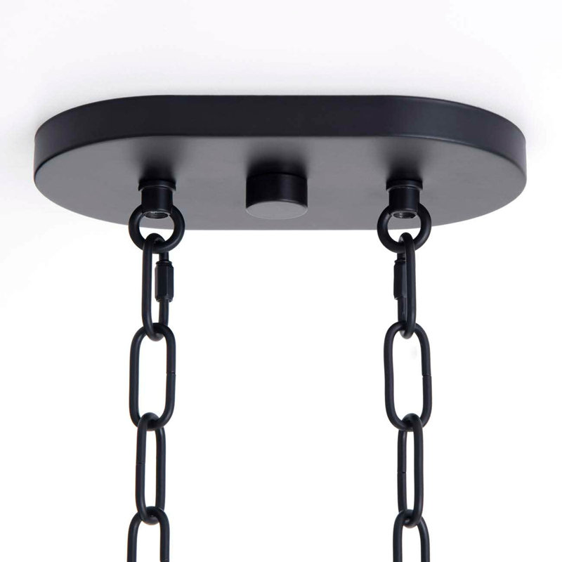 Condy 6 - Light Classic / Traditional Chandelier, Matte Black