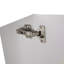 Meuble-lavabo à fermeture en douceur avec lavabo, 16 pouces pour petite salle de bain-126528357