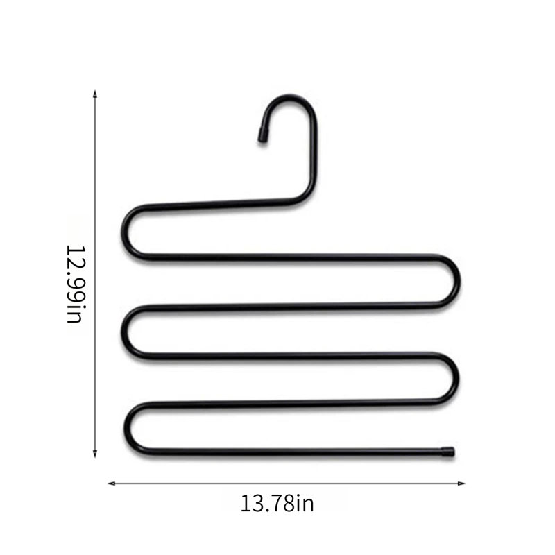Multi-Layer Trouser Rack With Non-Slip Trouser Hanging