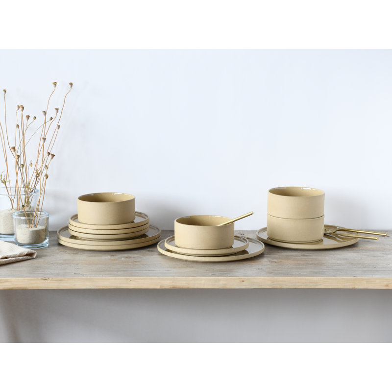 Creatable, Future Sand, 12-Piece Plate Set