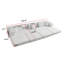 Modulaire en L 118,2 po, revêtement en velours côtelé, 6 coussins, mousse haute densité, canapé modulaire surdimensionné sans effort, profilé, respirant et élégant, assemblage simple-393678197