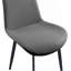 Wave Pattern Upholstered Armless Chair Set Of 2-303970527-303970528