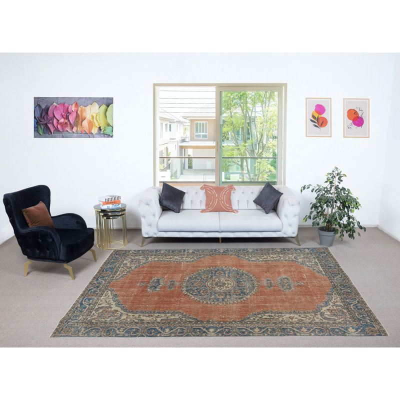 Tapis traditionnel turc traditionnel en laine fabriqué à la main