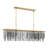 Wisbech 52'' Modern Gold Linear Chandelier