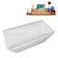 Baignoire autoportante 59 "avec drain interne Streamline-101698000