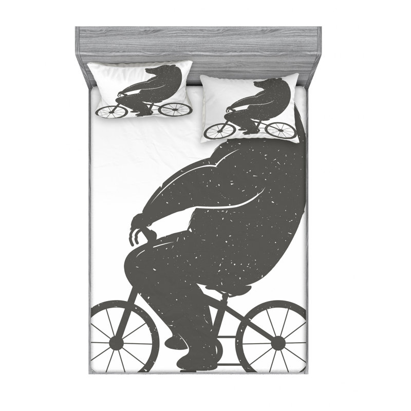 Microfiber Sheet Set, Full Sheet Set with Fitted Sheet
