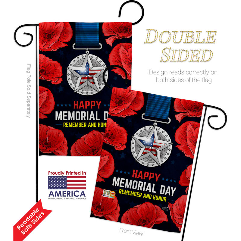 Ensemble de drapeaux 2 côtés en polyester 18,5 po x 13 po