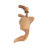 Whimsical Duck Sculpture with Boots for Home Decor – Wooden Bamboo Figurine and Decorative Objects for Kitchen Decor or Office Desk Accessories – Indoor Statues and Decorations for Living Room  – 20"-420220413-420220414