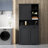 Freestanding Laundry Cabinet with Tilt-Out Hamper, Adjustable Shelves, and Multiple Storage Solutions for Organized Living.