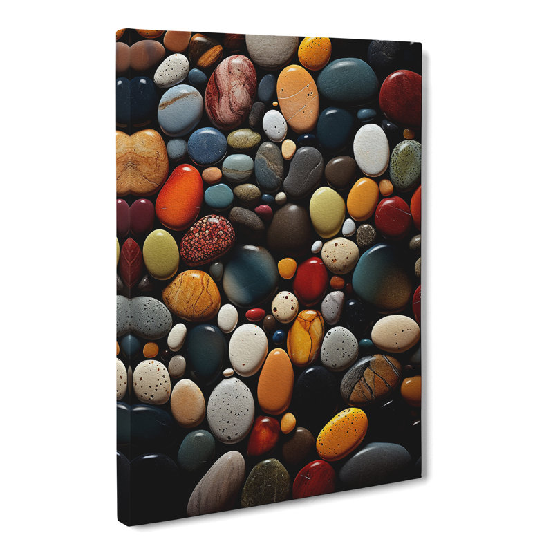 Pebbles Action - Print, 76cm H x 50cm W x 3cm D