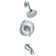 Idora Posi-Temp Tub and Shower with Valve Included