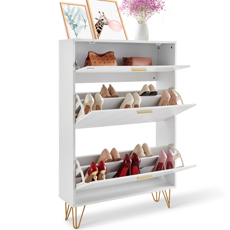 20 Pair Shoe Storage Cabinet