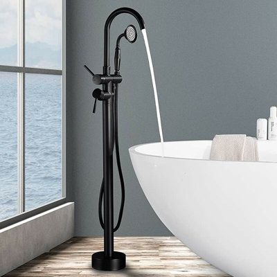 Akhtar Clawfoot Tub Faucet and Handshower Included