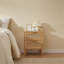 Sumayah 2 Natural Rattan Bedside Tables