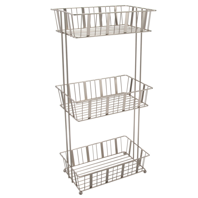 24" W x 70" H x 11.02" D Free-Standing Bathroom Shelves
