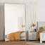 Aluminium Rectangle Mirror with Hooks-117531121-117531124