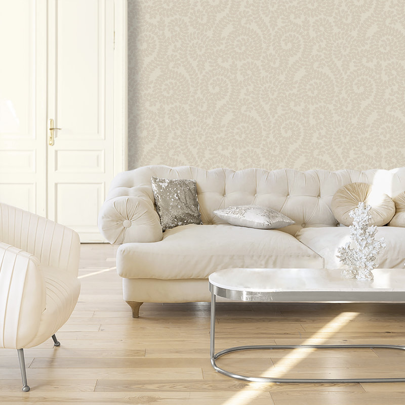 Rosebank 10.05m x 53cm Texture Wallpaper Roll, Cream