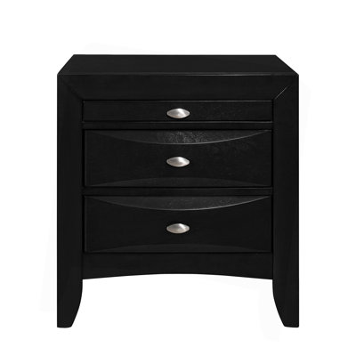 LUCILLE BLACK NIGHTSTAND