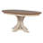 Alisha Round Solid Wood Extendable Art Deco Dining Table In Honey/ Cream