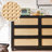 Retro Black Solid Wood Sideboard